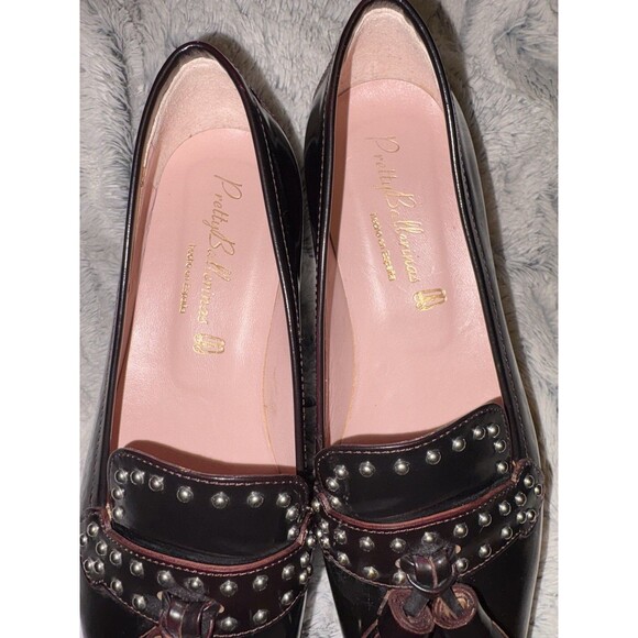 Studded Tassle Pretty Ballerinas Platform Shoes - Chic & Stylish! Sz 37 7US - Picture 2 of 6
